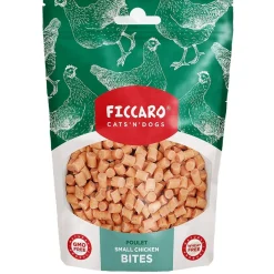 FICCARO Hundesnack Kylling Bites - små hundegodbidder 100 g