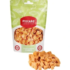 FICCARO Hundesnack Laks & Kylling Cubes - laks og kylling i tern 100 g
