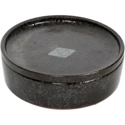 Flad Jasper Black Dots Ø 13 cm x 2 cm