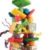 Flamingo Fugle Legetøj Rainbow GIO multifarvet Mix 38 cm