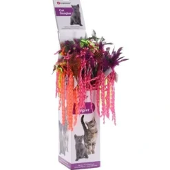Flamingo Drillepind til Kat Pompom med fjer