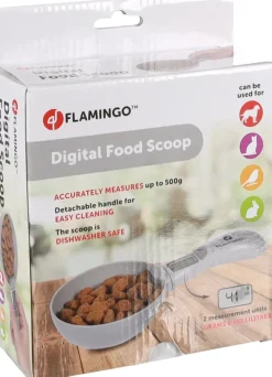 Flamingo Foderskovl med Digital Vægt - Skalo Grå