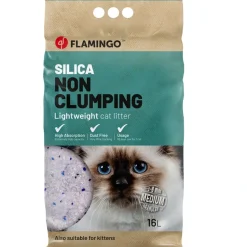 Flamingo Silikat Kattegrus 16 Liter