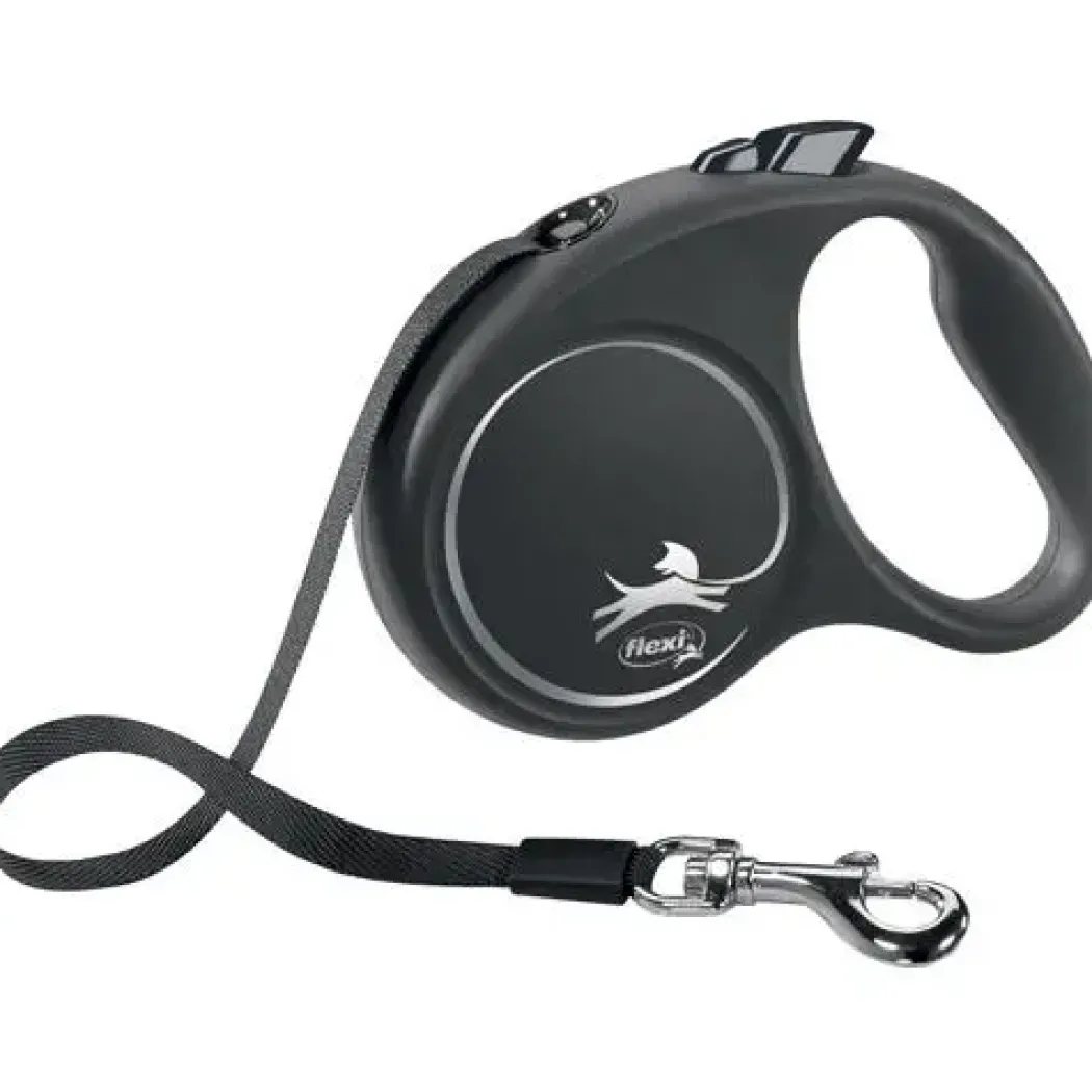Flexi Black Design bånd S 5 meter 15 kg sort