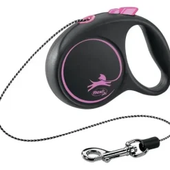 Flexi Black Design bånd XS 3 meter 8 kg pink