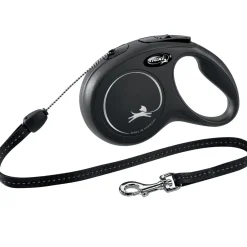 Flexi Classic hundesnor M 8 meter 20 kg sort