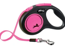 Flexi New Neon bånd S 5 meter 15 kg pink