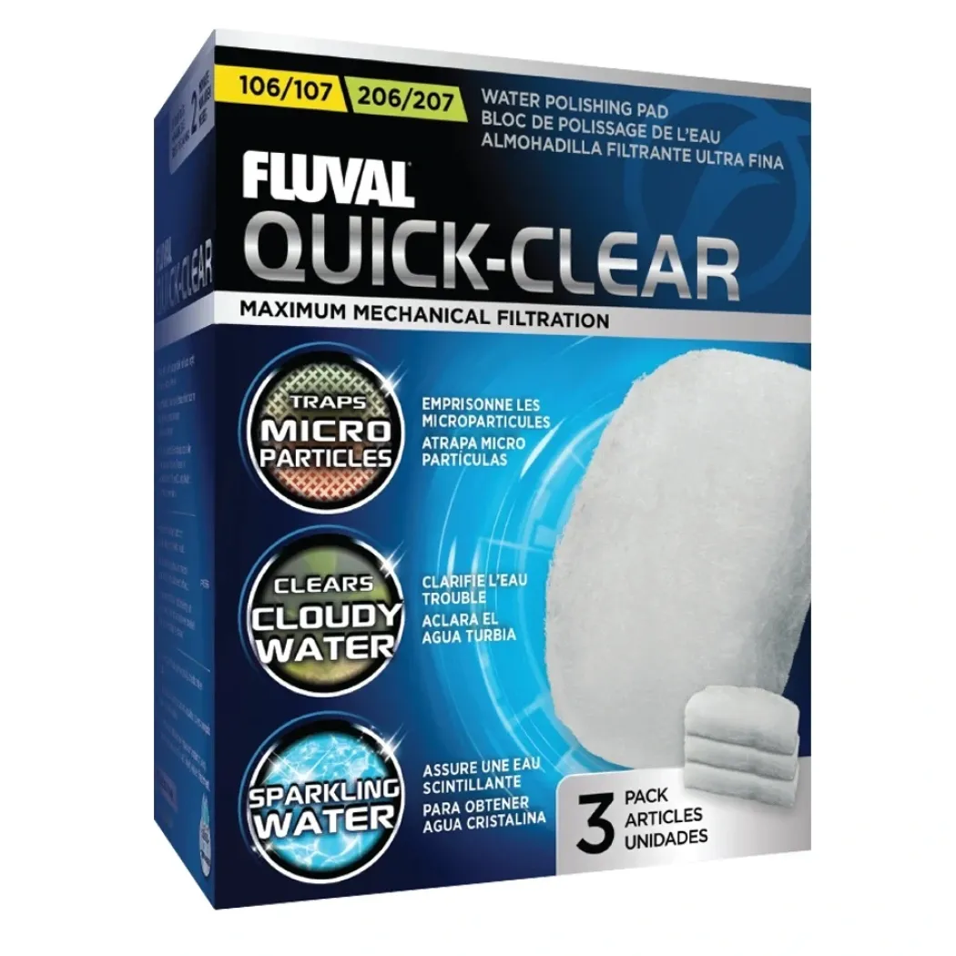 Fluval Finfilter 105/205 3 stk