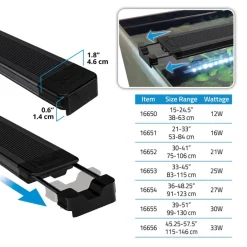 Fluval AquaSky LED 3.0 33W 115-146,4 cm.