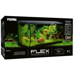 Fluval Flex akvarium 123 Liter Sort