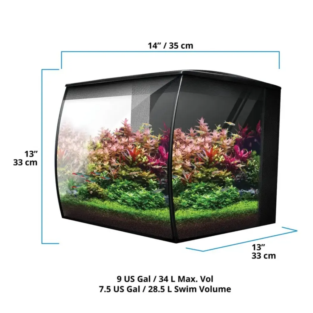 Fluval Flex LED akvarium version 2.0 34 L Sort