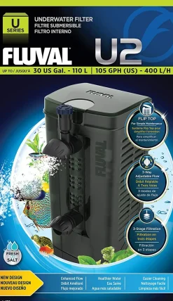 Fluval U2 Indvendigfilter 400 l/t