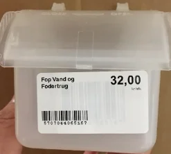 FOP Vand og Fodertrug