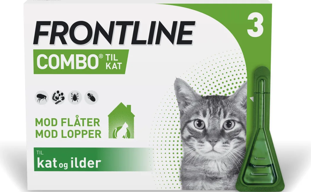 Frontline Combo 3 x 0,5 ml til kat og ilder