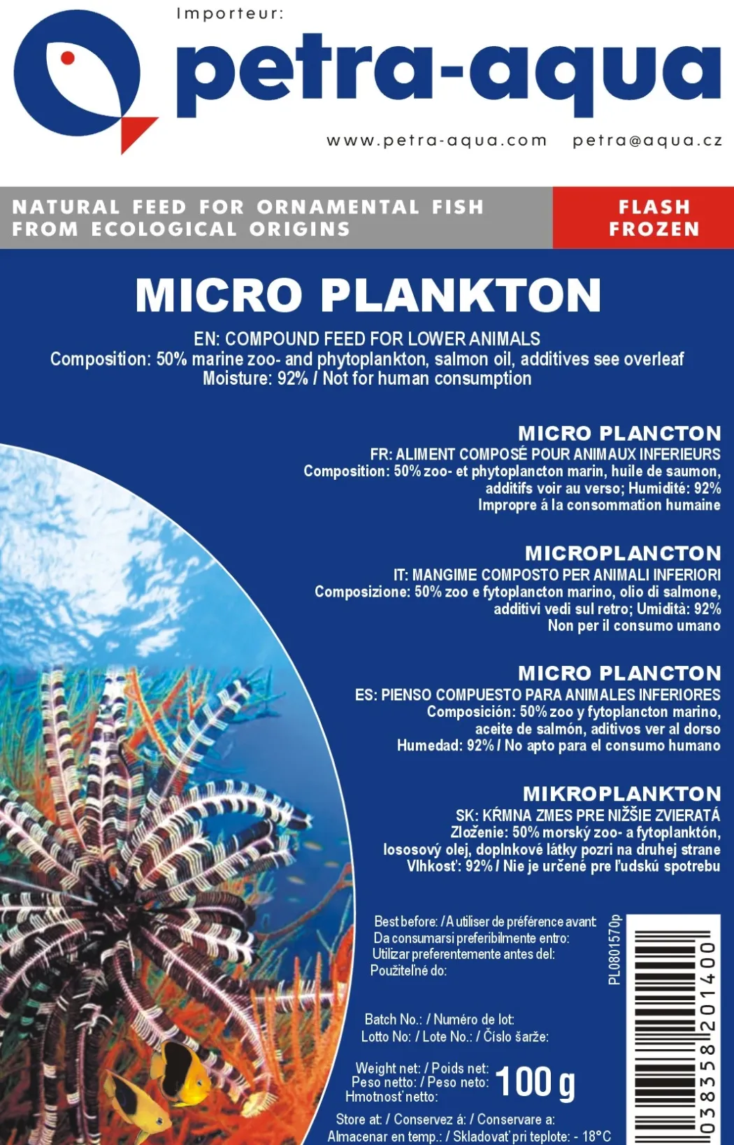 Frostfoder Microplankton 100 gram
