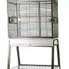 Fuglebur med stander 87 x 56 x 175 cm