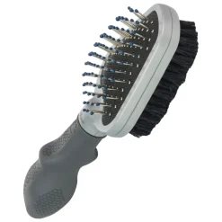 FURminator stor dobbeltbørste grå