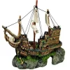 Gammelt krigsskib med kanoner 33 x 13 x 23 cm
