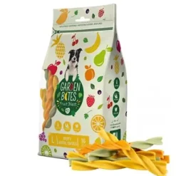 Garden Bites Fruity Dental Swirls Mix 13 cm 15 stk (vegetabilsk) - tandrensende hundesnacks