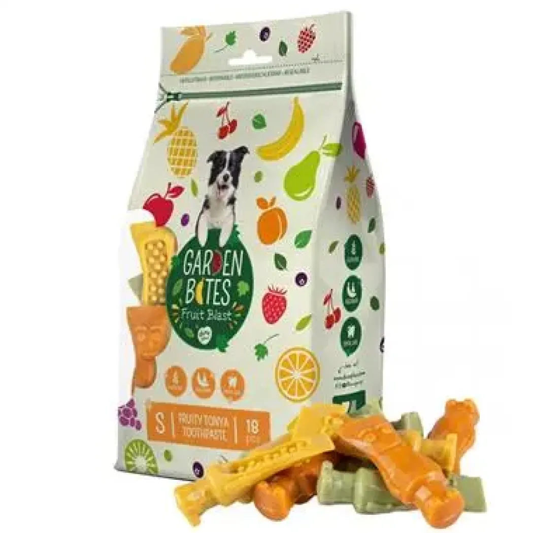 Garden Bites Fruity Friends Mix 12,5 cm 3 stk (vegetabilsk) - tyggeben til hunde