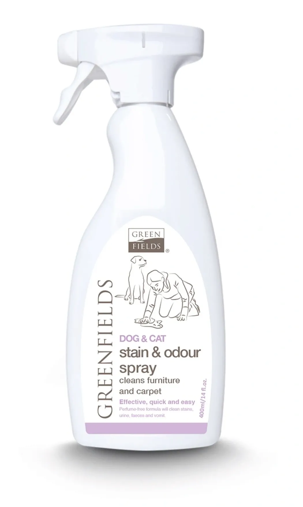 Greenfields Plet og Lugtfjerner Spray 400 ml