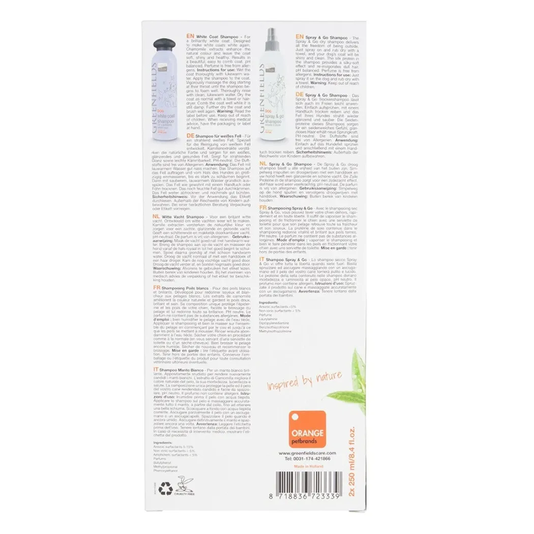 Greenfields Shampoo Spray and Go 270 ml