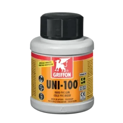 Griffon UNI-100 PVC lim (Pvc rørlim) med pensel 500 gram