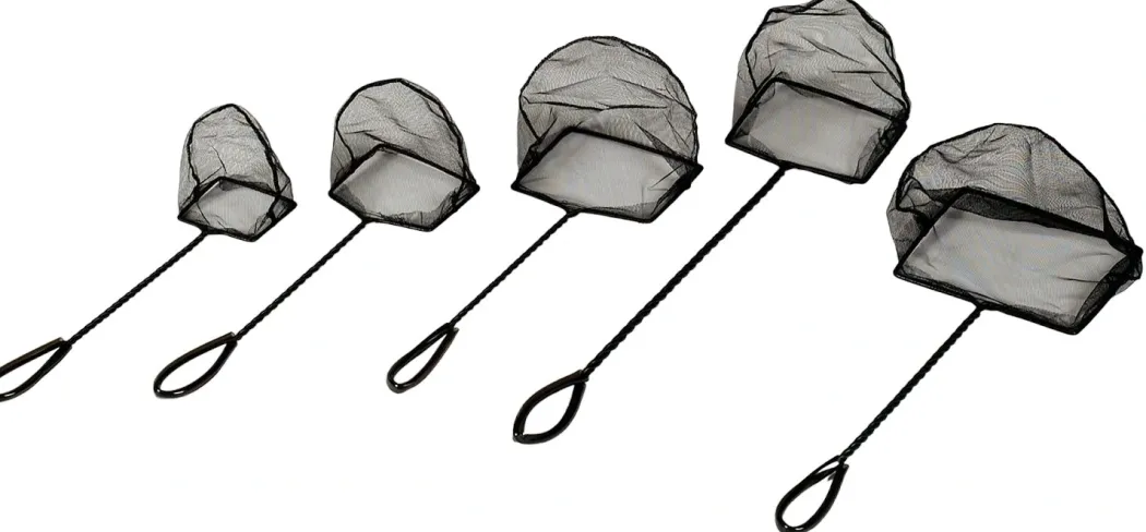 Hagen Fiskenet grovmasket 5 cm Sort