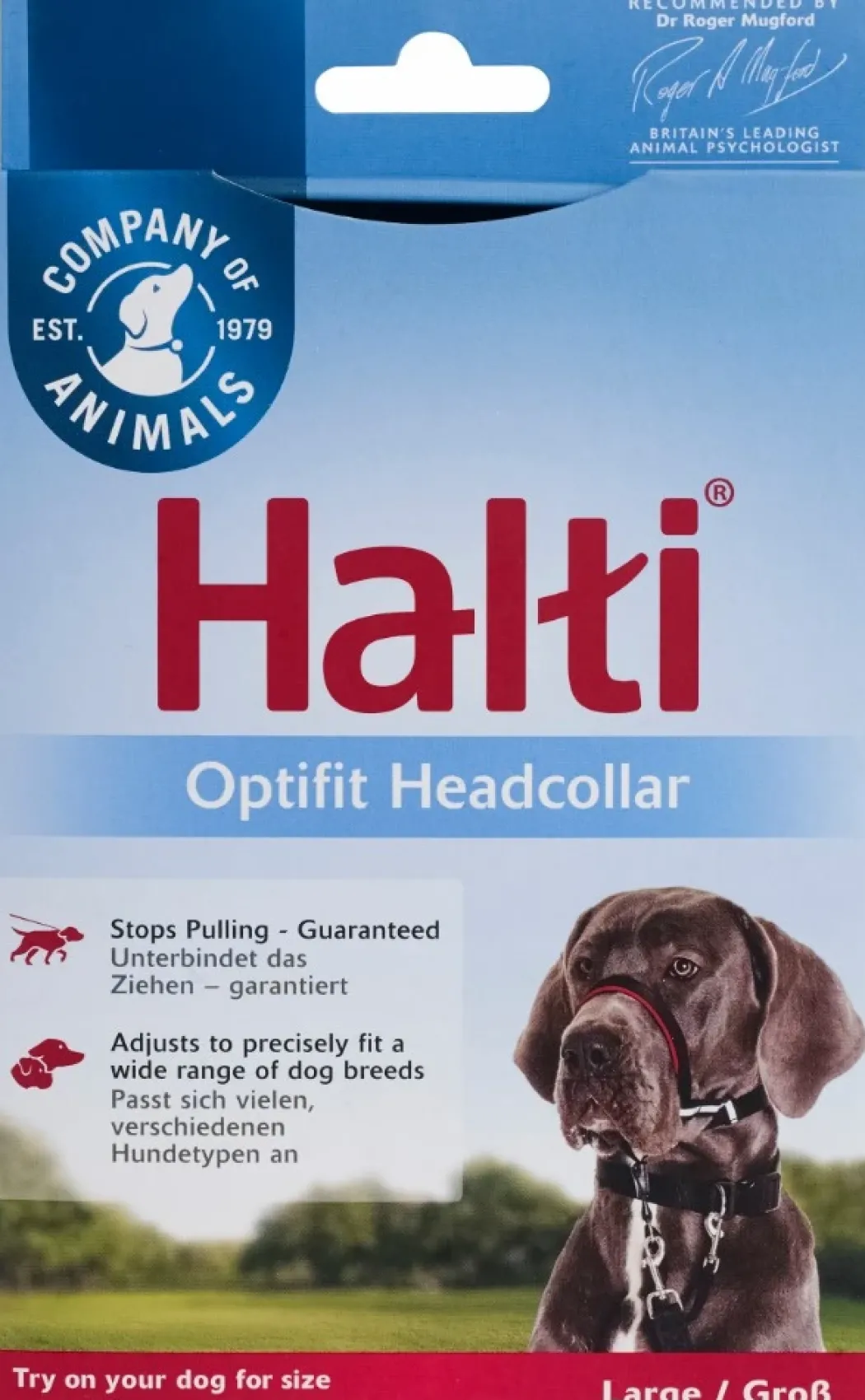 Halti OptiFit snudesele til hund stor
