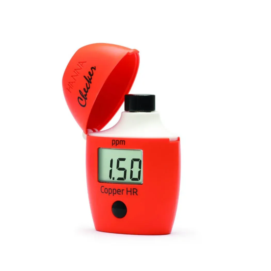 Hanna Checker HC HI702 til høje kobberniveauer i ferskvand (0,00 til 5,00 mg/l)