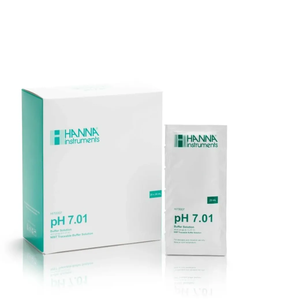 Hanna Instruments HI-70007P PH 7.01 Buffer Brev 20 ml