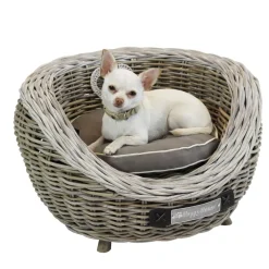 Happy-House Ratten Lille sofa hundekurv