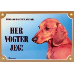 Her vogter jeg skilt med Gravhund