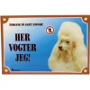 Her vogter jeg skilt med Puddel