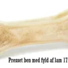 Håndlavet Presset Tyggeben med fyld af lam 17 cm 115 g - stort tyggeben til hunde