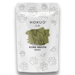 Hokuo Beef Bone Broth 100 ml - naturlig oksebouillon til hunde og katte