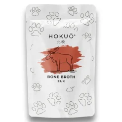 Hokuo Elk Bone Broth 100 ml - naturlig elgbouillon til hunde og katte
