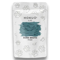 Hokuo Fish Bone Broth 100 ml - naturlig fiskebouillon til hunde og katte