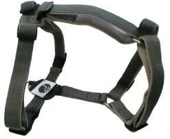 Hundesele Nylon Grå justerbar Grå str. 54-70 cm 20 mm - åndbar komfort