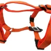 Hundesele Nylon Orange justerbar Orange str. 54-70 cm 20 mm - åndbar komfort