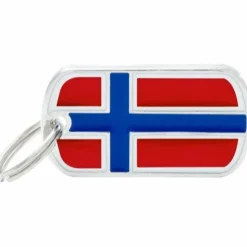 Hundetegn My Family Flag Norge