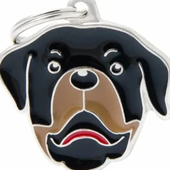 Hundetegn My Family Friends Rottweiler sort
