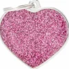 Hundetegn My family Shine Hjerte Pink Stor