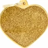 Hundetegn My family Shine Hjerte Guld stor