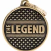 Hundetegn My Family The Legend cirkel lille guld