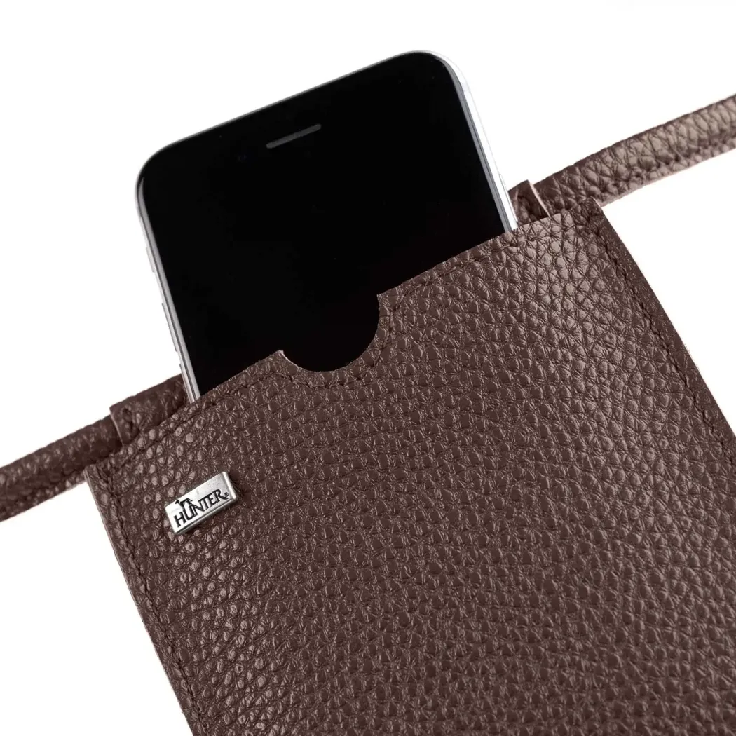 Hunter Pari Phone Pocket Brown