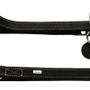 Hunter Aalborg læderline 15 mm Sort Førerline