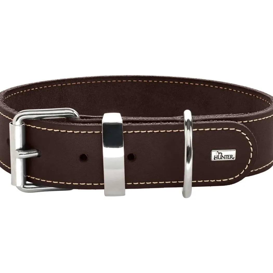 Hunter Aalborg Special Hundehalsbånd 40 Brun - 28-34 cm