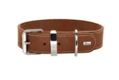 Hunter Aalborg Special Hundehalsbånd 30 Cognac - 20-24 cm 2 cm