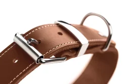 Hunter Aalborg Special Hundehalsbånd 30 Cognac - 20-24 cm 2 cm